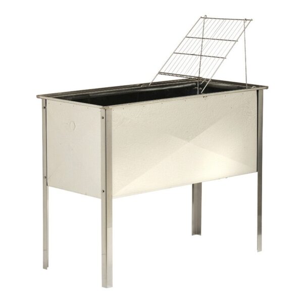 B14 -Banco inox per disopercolare lunghezza cm.130