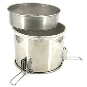 Art. F91.470Q Filtro doppio inox grande. Marca Quarti.