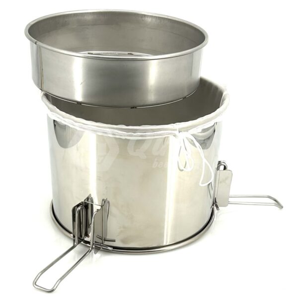 Art. F91.470Q Filtro doppio inox grande. Marca Quarti.