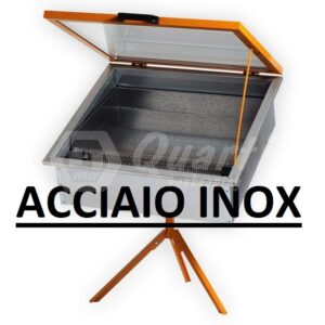 Art. S04I Sceratrice solare solaris girevole inox coibentata cm. 70*70.
