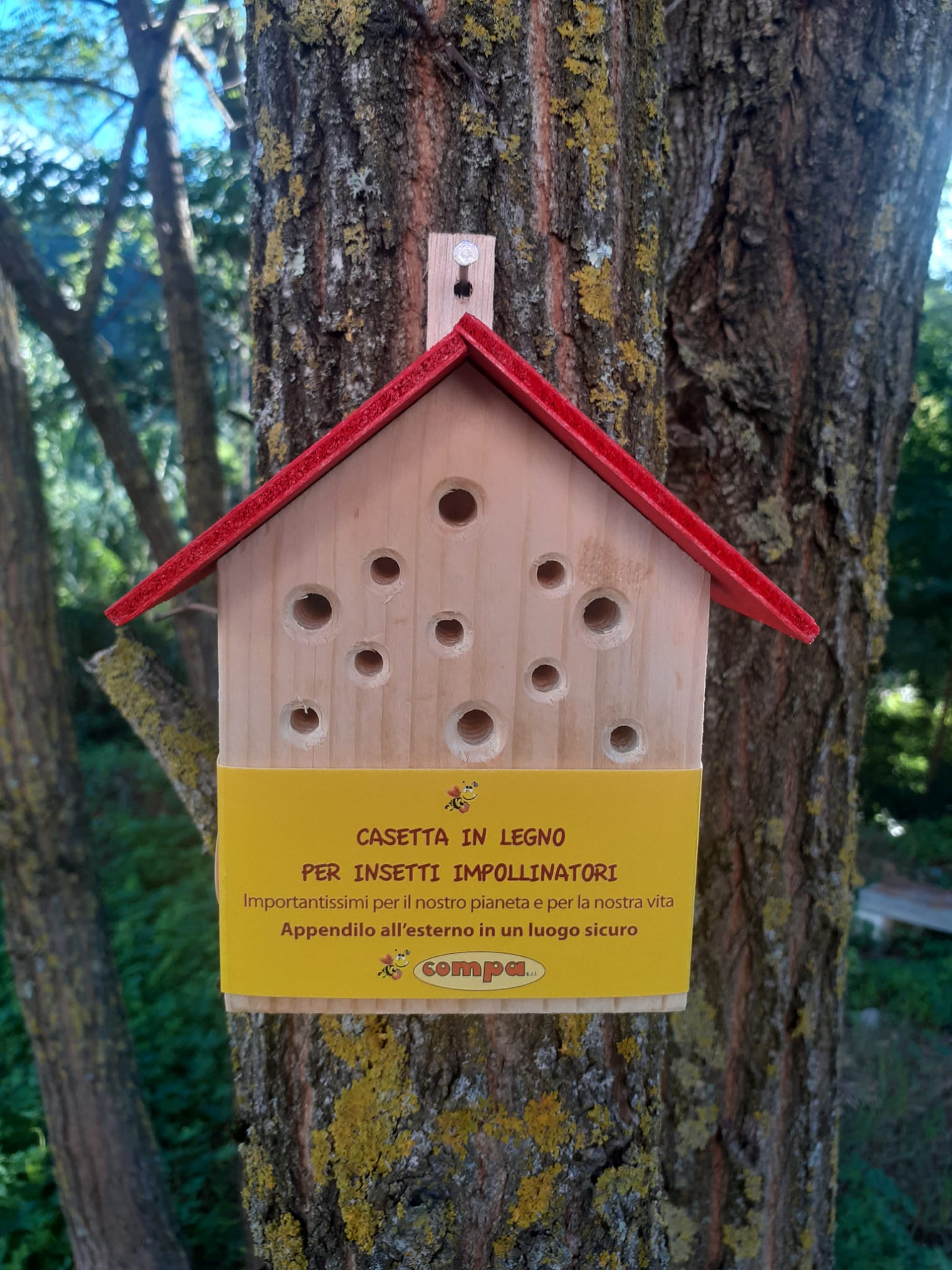 Casetta per Insetti Impollinatori
