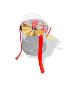 ART.4697SXJ -SMIELATORE RADIALE DA 9 FAVI MANUALE con trasmissione ELICOIDALE e cestello INOX