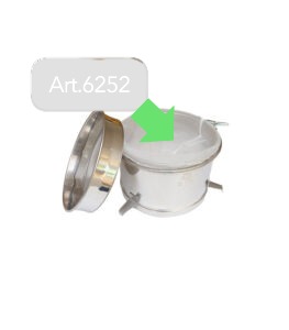 Art.6252 Sacco di ricambio per filtro doppio inox piccolo ( art.6242)